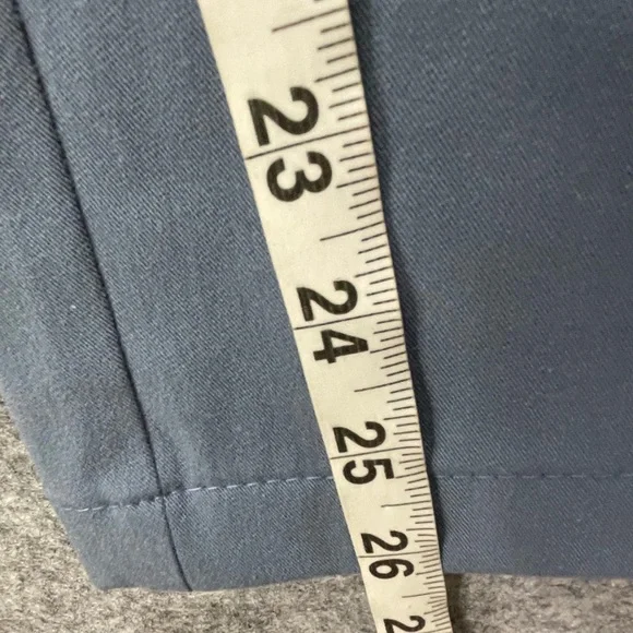 Ministry Of Supply Men’s Momentum Chino Size 40x26 Blue Flat Front Straight Leg
